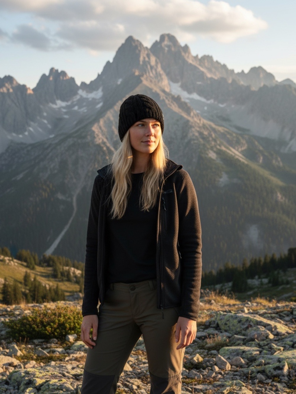 Banana Republic 100% Cashmere Rib Knit Beanie